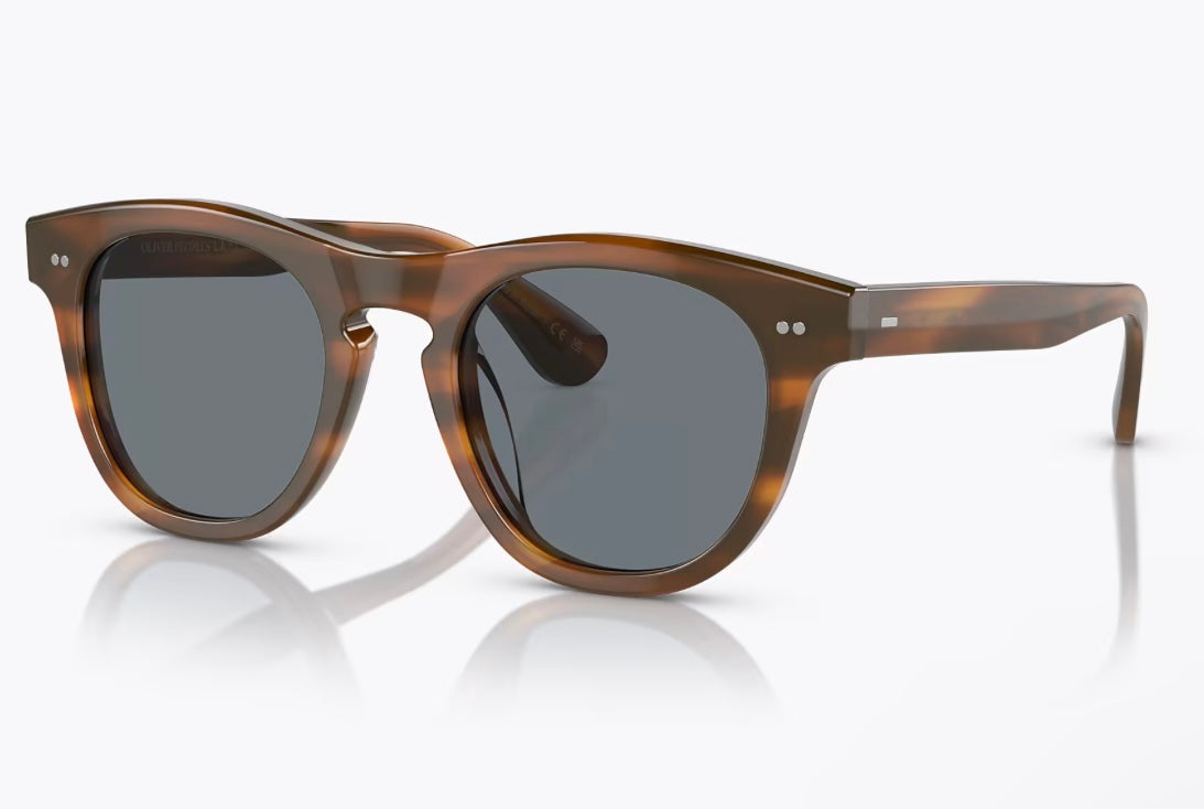 Oliver Peoples Rorke 47mm Sycamore / Indigo Photochromic 1753RB JAPAN NEW