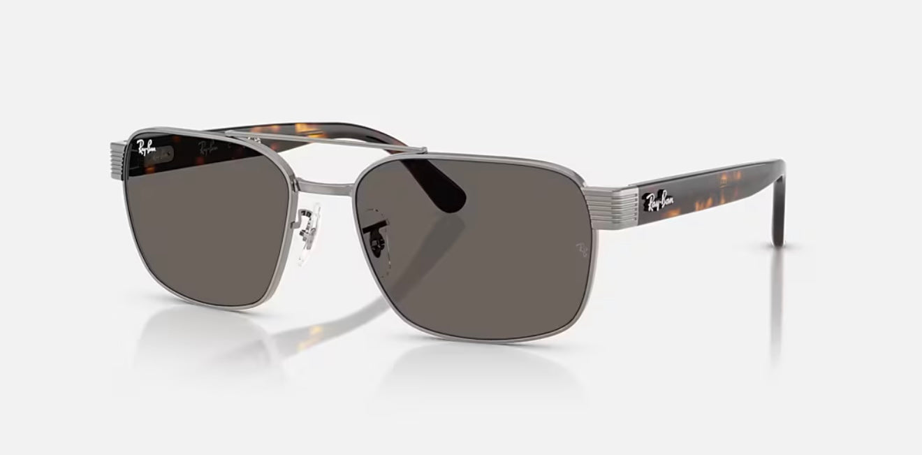 Ray-Ban RB 3751 58mm Gunmetal / Dark Gray 004/B1 NEW