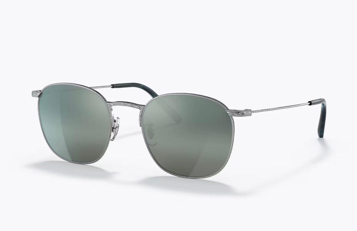 Oliver Peoples GOLDSEN SUN 52mm OV 1285ST Silver/Steal Gradient 5036/41 Sunglasses