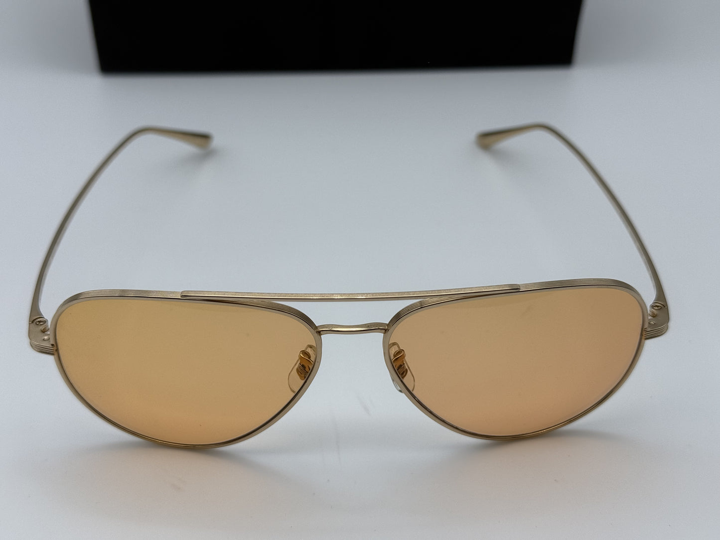 OLIVER PEOPLES CASSE 58mm The Row Titanium OV1277ST 5292V9 Gold/Tangerine Photochromic NEW