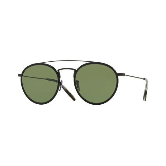 Oliver Peoples Ellice 50mm titanium OV 1235ST 506252 Matte Black / Green Glass Japan NEW