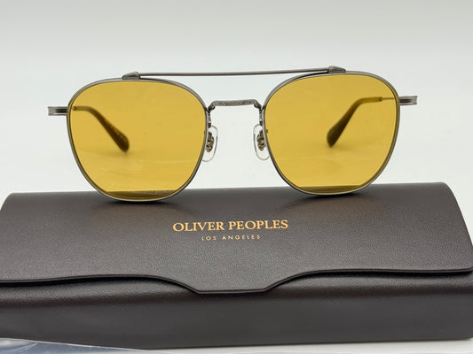 Oliver Peoples 49mm MANDEVILLE 0OV1294ST  525485 Brushed Silver Unisex Sunglasses NEW