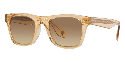 Oliver Peoples Mister Brunello 50mm OV 5519 Champagne Chrome Amber Photochromic 17650 missing Box