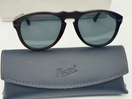 Persol PO 649 CO 54mm Genuine Horn Special Edition Light Brown Horn Smoke 113987 Italy&nbsp;