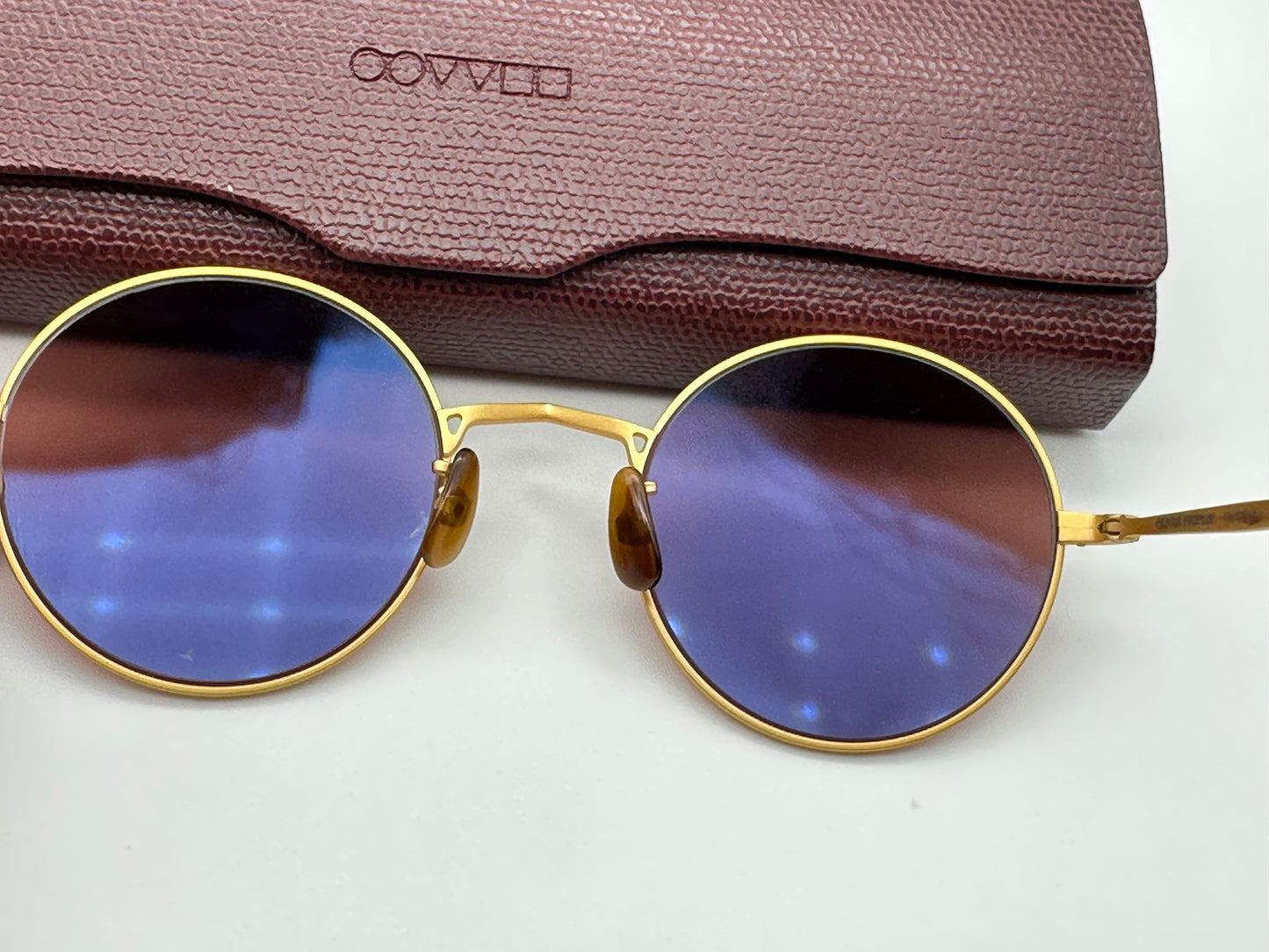 Oliver Peoples G. Ponti-3 OV 1293 5414C5 48mm Round Titanium Japan