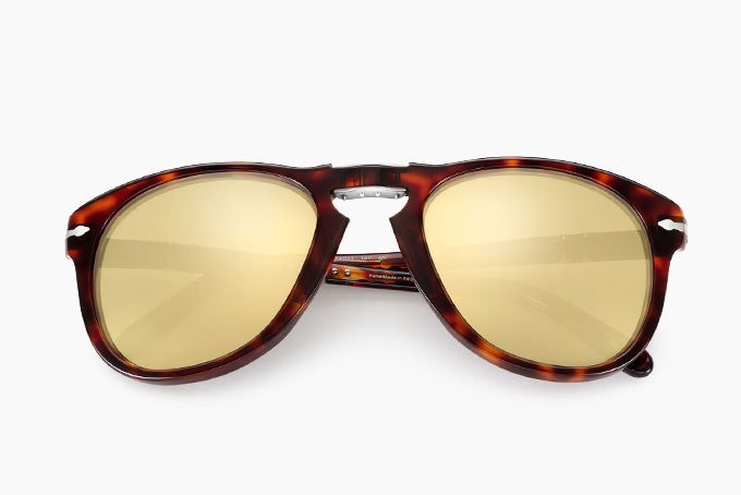 Persol 714 Steve McQueen 54mm Havana 24k Gold Plated Limited Edition P Shade Review Store