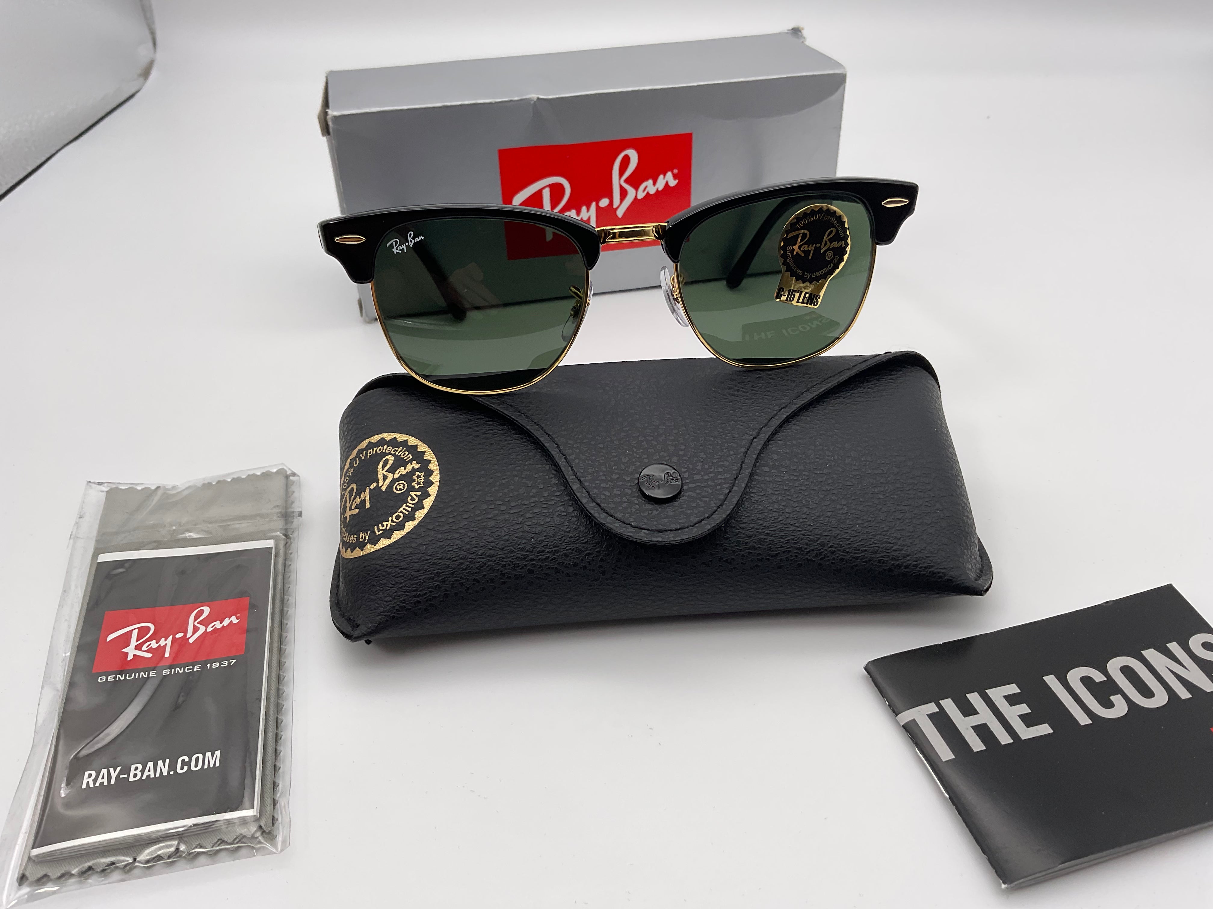 Ray ban cheap clubmaster black green