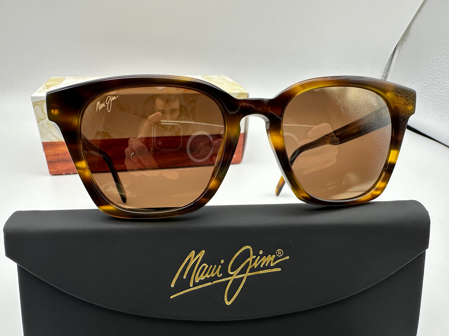 Maui Jim Shave Ice 52mm MJ533-10 STG-BG Polarized NEW