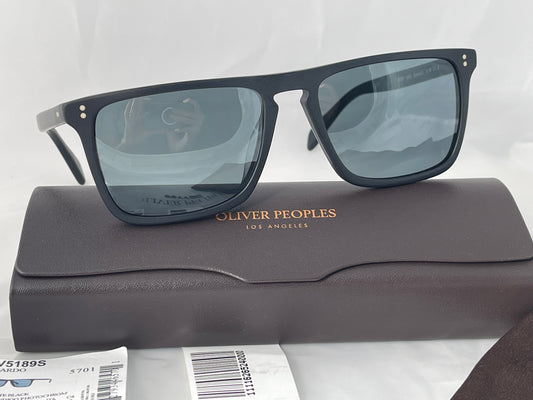 Oliver Peoples BERNARDO 54mm OV 5189/S Semi-Matte Black/Indigo Photochromic 1031/R8 Sunglasses NEW