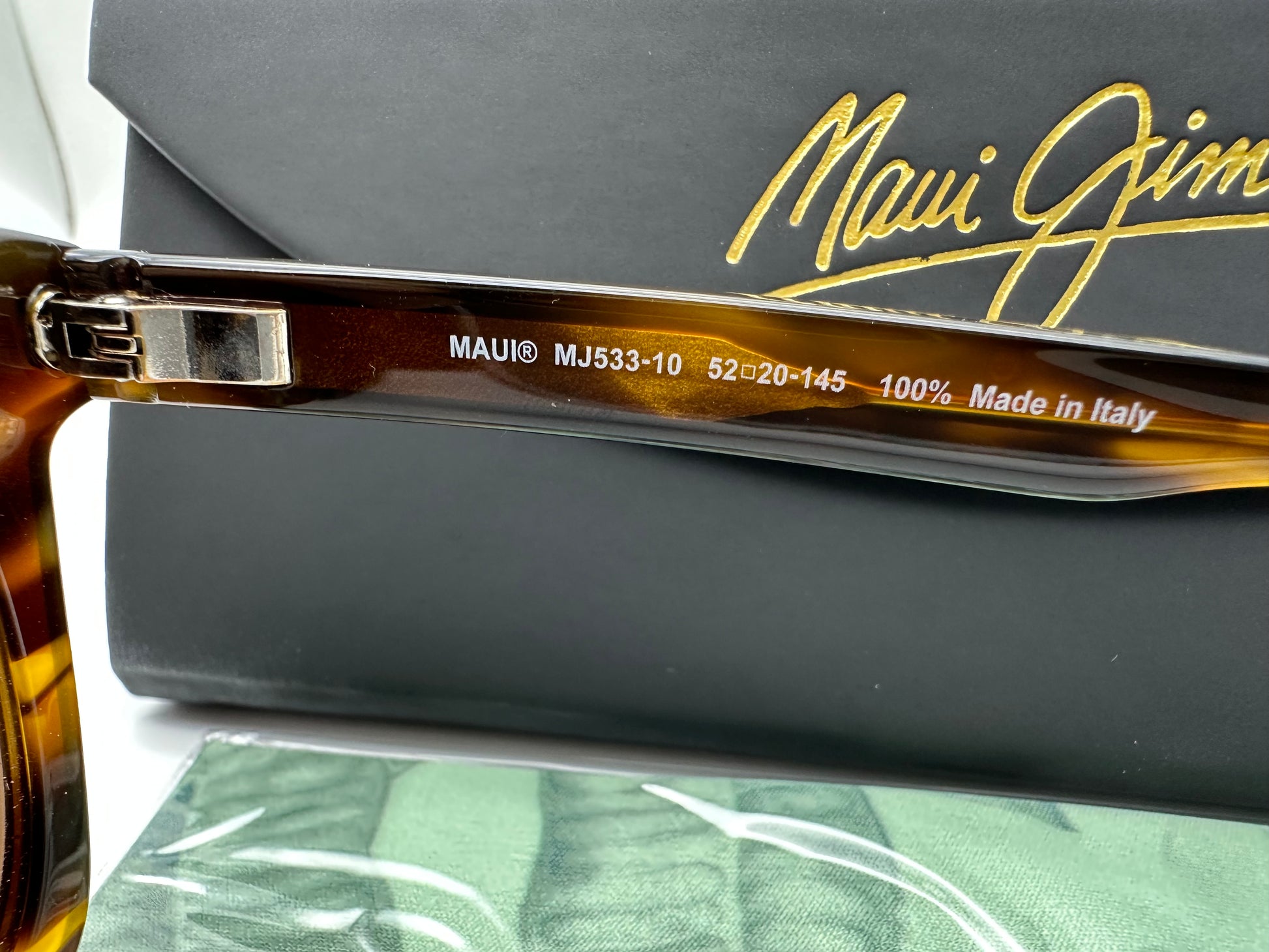 Maui Jim Shave Ice 52mm MJ533-10 STG-BG Polarized NEW – Shade