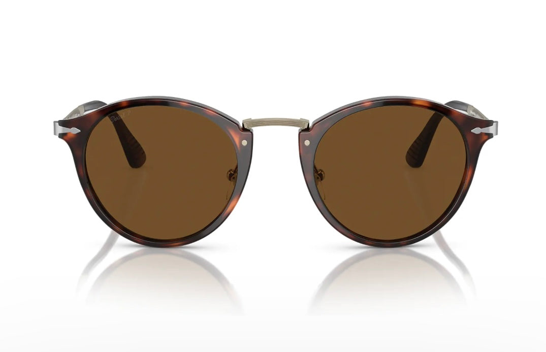 Persol PO 3166 49mm Calligrapher Edition Gold Havana Brown